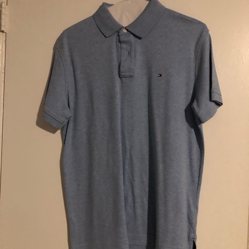 Tommy Hilfiger Blue Polo Shirt Classic Design